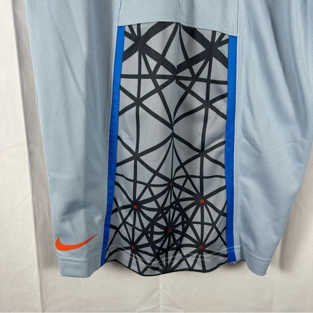NWT Nike Men’s Kevin Durant KD Light Blue & Gray Dri-Fit Basketball Shorts M - Picture 11 of 15